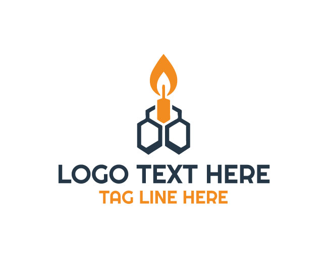  Beeswax Honey Candle Logo