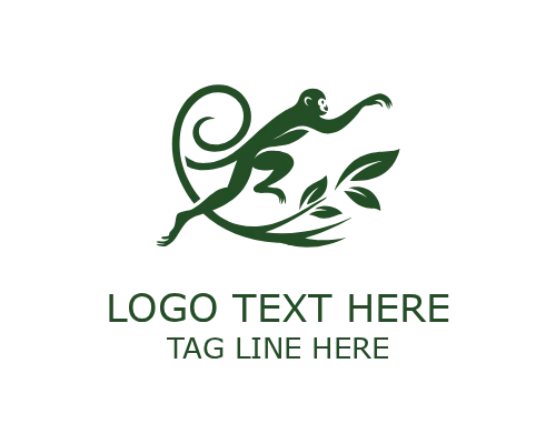  BioFun Leaf Monkey Logo