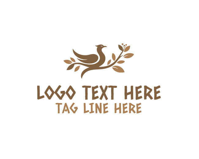 Bird Branch Peace Best Design Logo