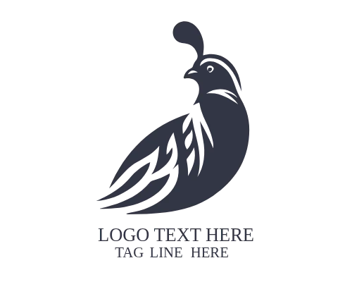 Bird Mascot Quail Logo