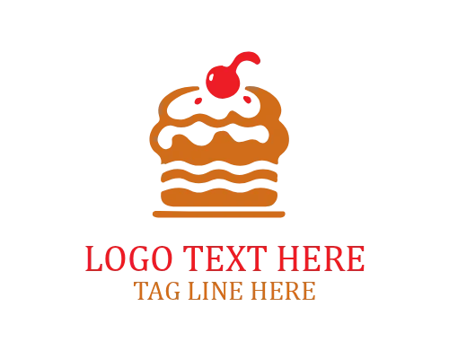 Birthday Cake Baking Logo