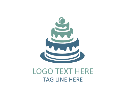 Birthday Cake With Candle Logo