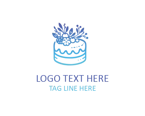 Black Forest Cake Logo for Gourmet Bakeries, Traditional Desserts, and Premium Cake Brands