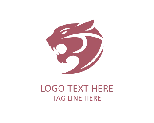 Black Panther Head Logo