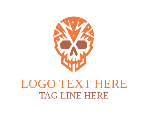 BlackBolt Punk Skull Logo