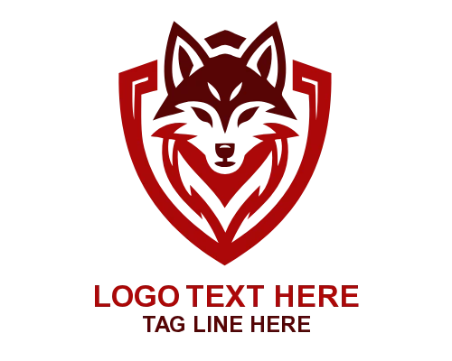 Bladecrest Wolf Mascot Logo