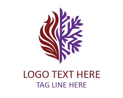 Blazing Frost Circle Emblem