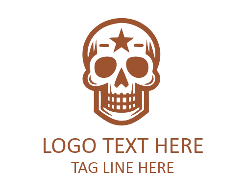 Blazing Star Skull Power Emblem