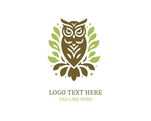 Bloom Circle Owl Logo