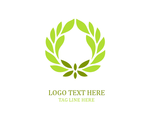 Bloom Mark Floral Emblem Logo