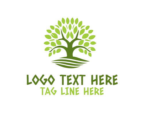 Blooming Spring Tree Logo