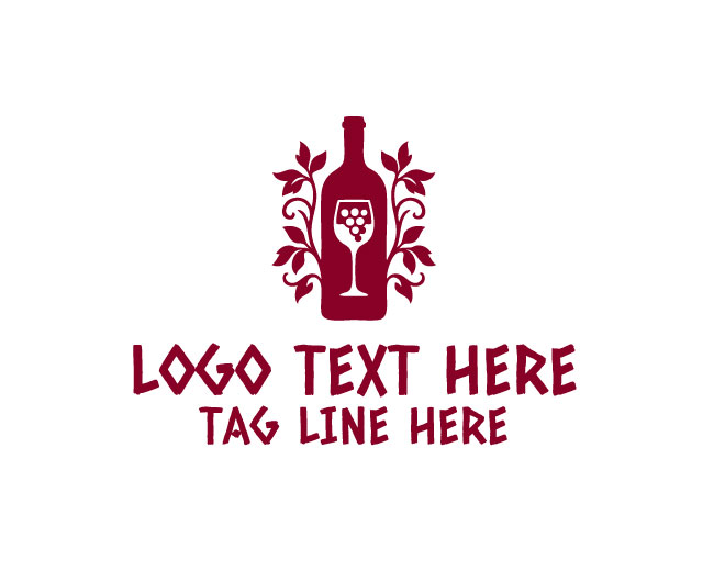  Blossom Vine Wine Logo