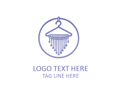 Boho Arch Macramé Emblem Logo