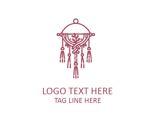 Boho Badge Macramé Logo