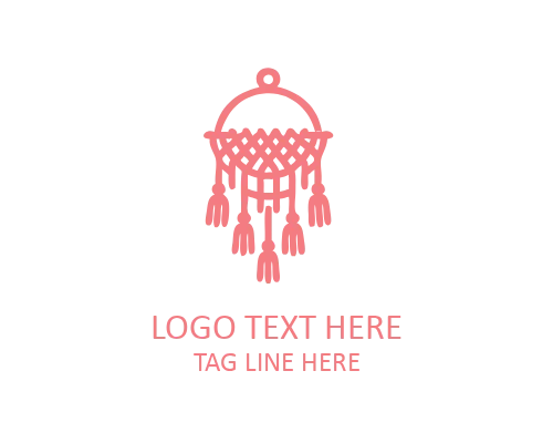Boho Crescent Macramé Logo