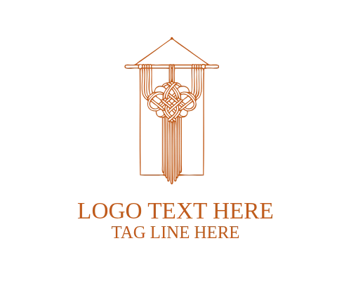 Boho Scallop Macramé Logo