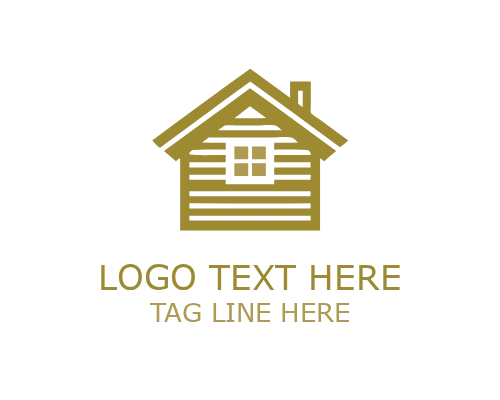 Bold Abstract Roof Logo