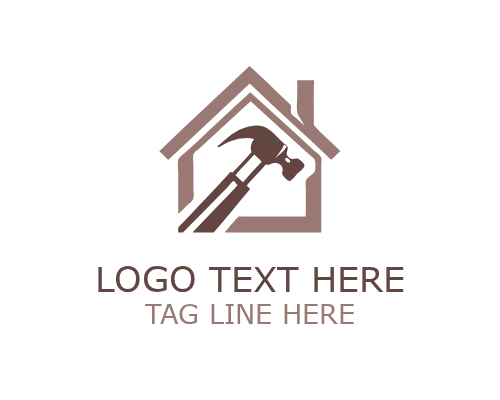 Bold Builder House Logo