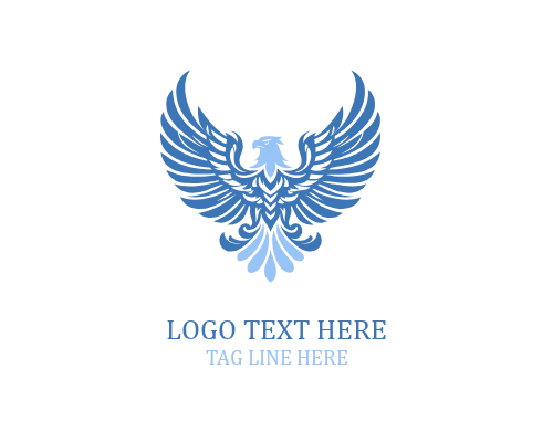 Bold Eagle Emblem Logo