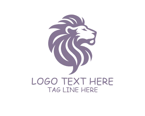 Bold Elegant Lion Power Logo