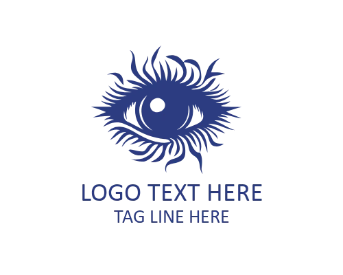 Bold Eye Lashes Logo for High Impact Beauty Brands