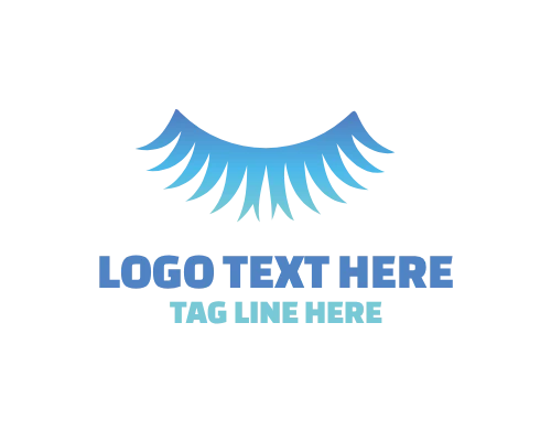 Bold Eyelash Eye Beauty Logo