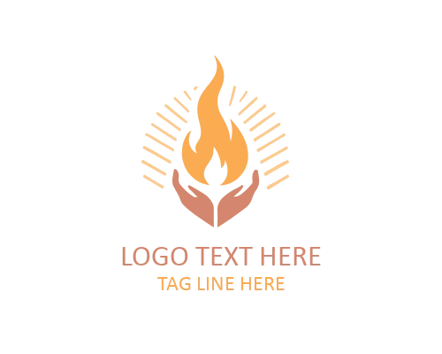 Bold Fire Icon Logo for Strong Brands