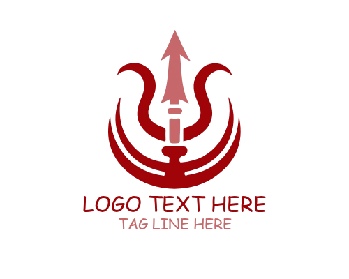 Bold Guardian Trident Logo