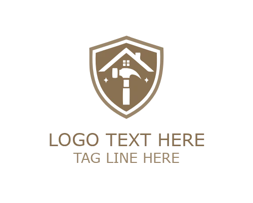 Bold Hammer Roof Logo