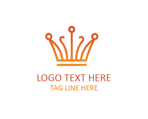 Bold King Crown Logo for Power and Authority Branding