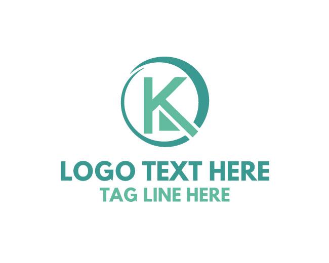 Bold Letter K Logo