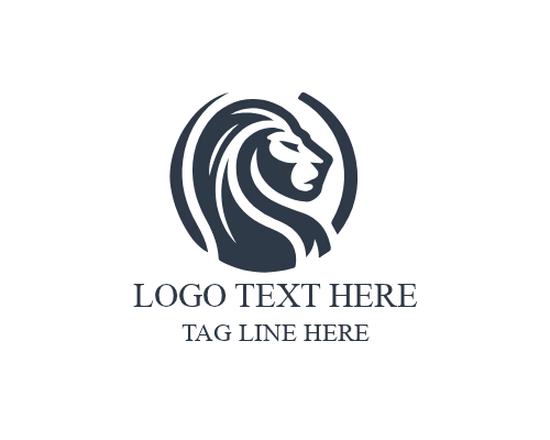 Bold Lion Head Logo for Strong and Powerful Brand Identity
