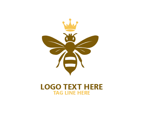 Bold Mark Honey Bee Logo