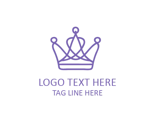 Bold Masculine Crown Logo for Strength, Leadership, and Authority