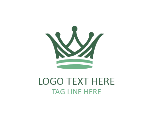 Bold Minimal Crown Logo for Strong Modern Brand Presence