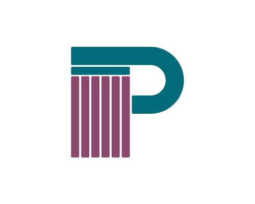 Bold Minimal Letter P Logo