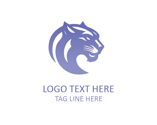 Bold Panther Emblem Logo