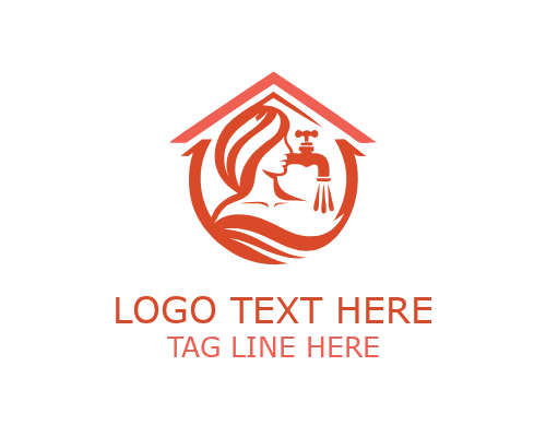 Bold Plumbing House Logo