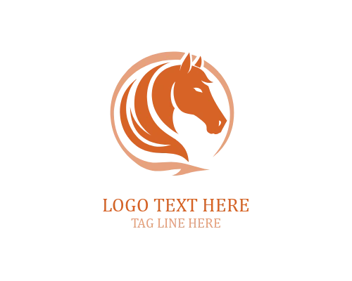 Bold Stallion Horse Logo