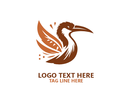 Bold Tropical Bird Logo