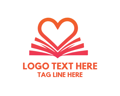 Book Heart Learning Logo