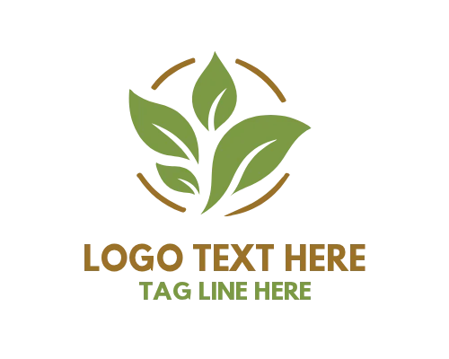 Botanical Elegant Leaf Logo