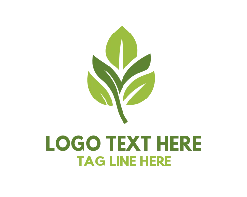 Botanical Nature Leaf Mark
