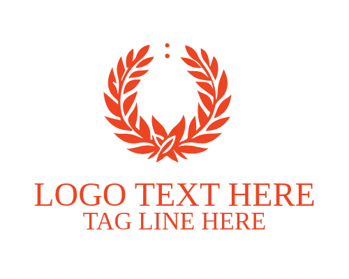 Botanical Wreath Logo