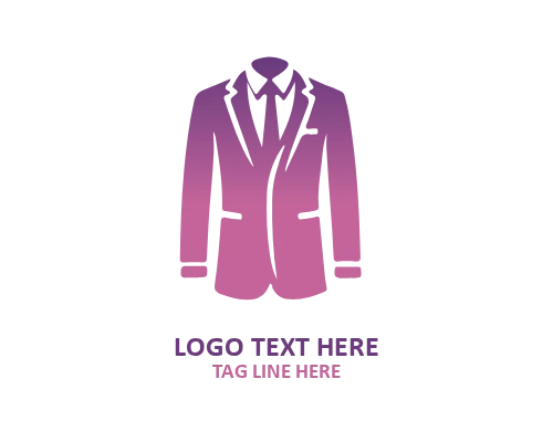 Boutique Suit Man Dress Logo