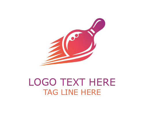 Bowling Power Emblem Logo for Strong Team Identity