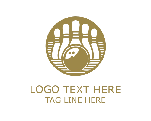 Bowling Star Emblem Logo for Team Branding