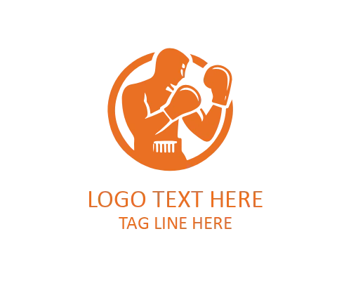 Boxing Ring Sport Logo