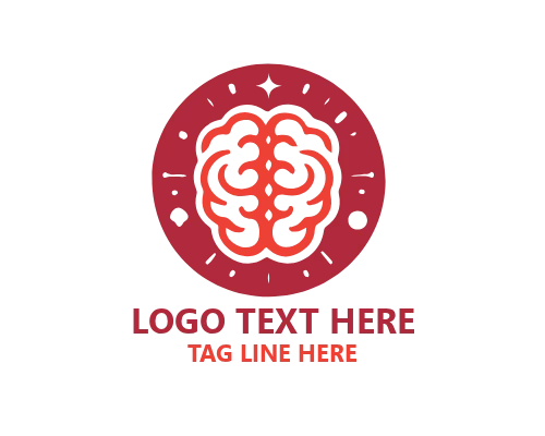 Brain Logo for Innovation, Technology, and Creativity