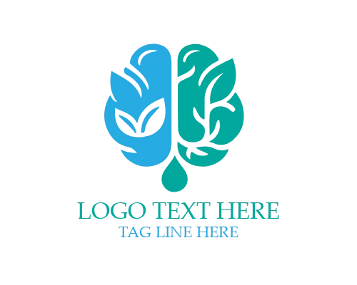 Brain Logo Representing Knowledge, Intelligence, and Learning